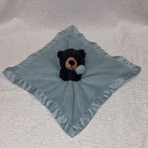 Carter's light Blue Black Bear Security Blanket lovey